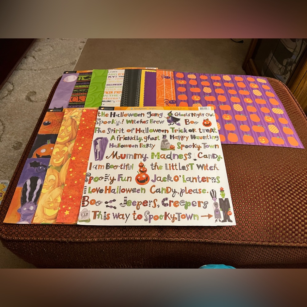 Halloween Assorted Scrapbook Paper